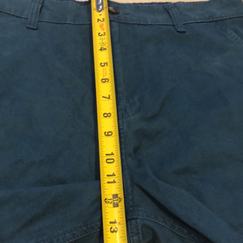 FADED GLORY MENS FLAT FRONT TWILL SHORTS DARK TEAL SIZE 36 NEW WITH TAGS - Picture 10 of 10